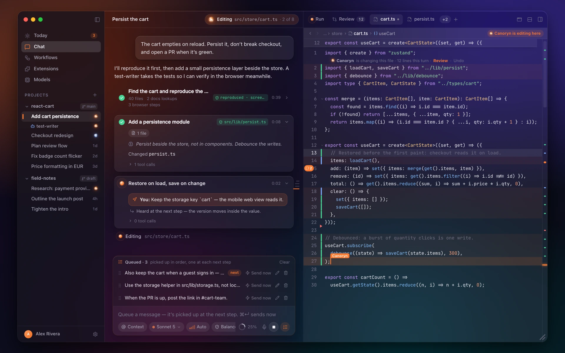 Editor in Canoryn