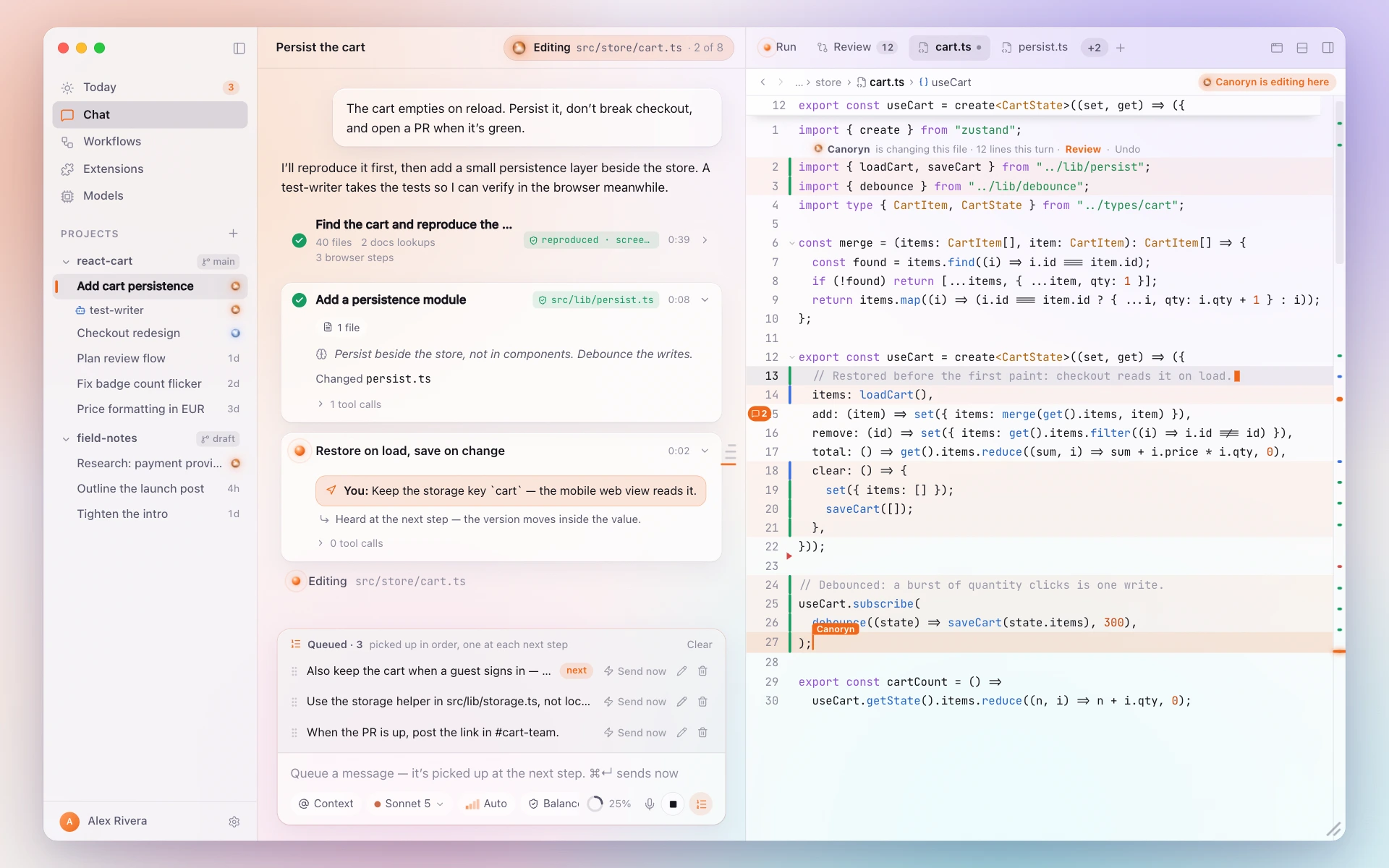 Editor in Canoryn